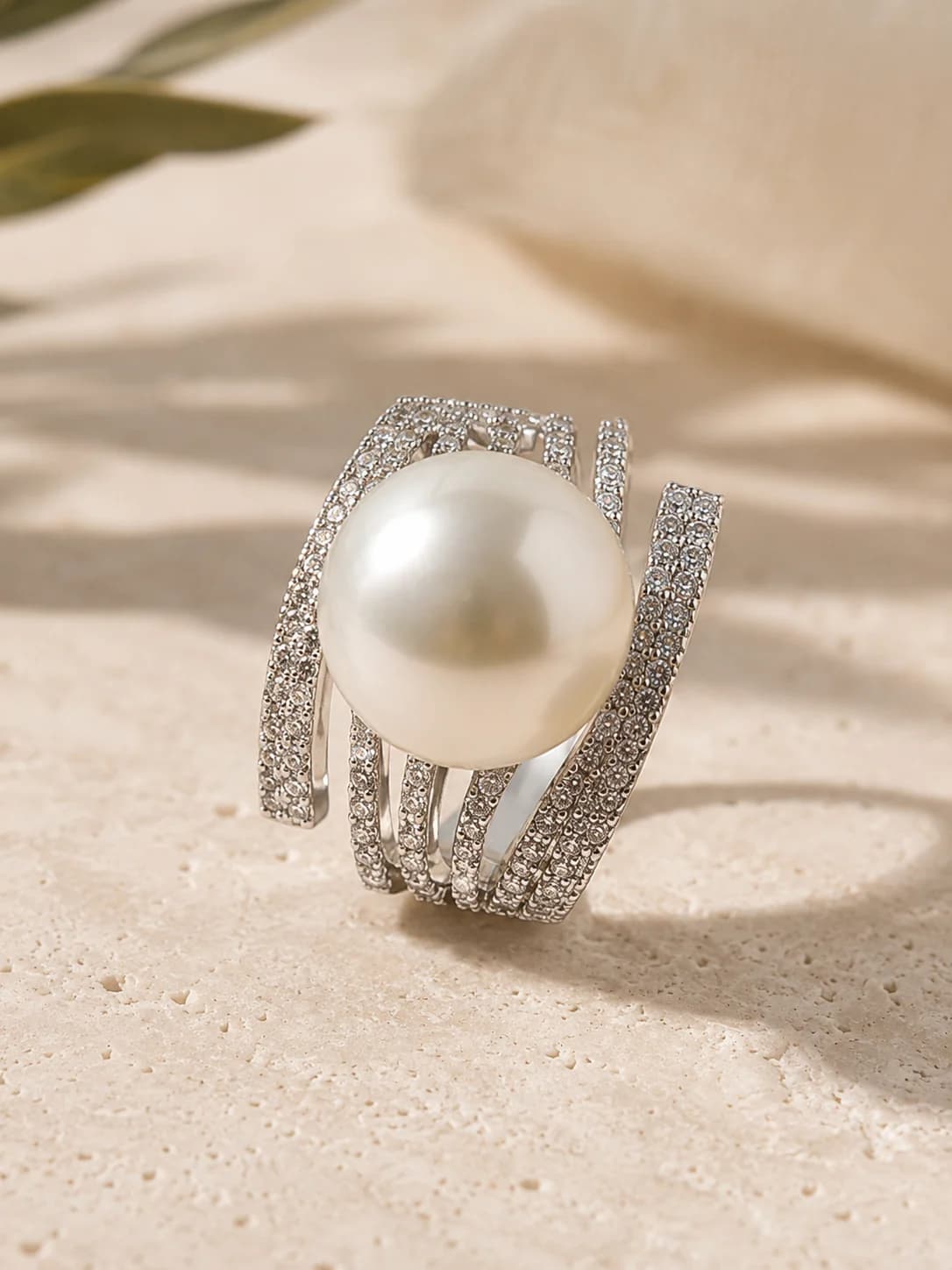 Mahroo pearl ring