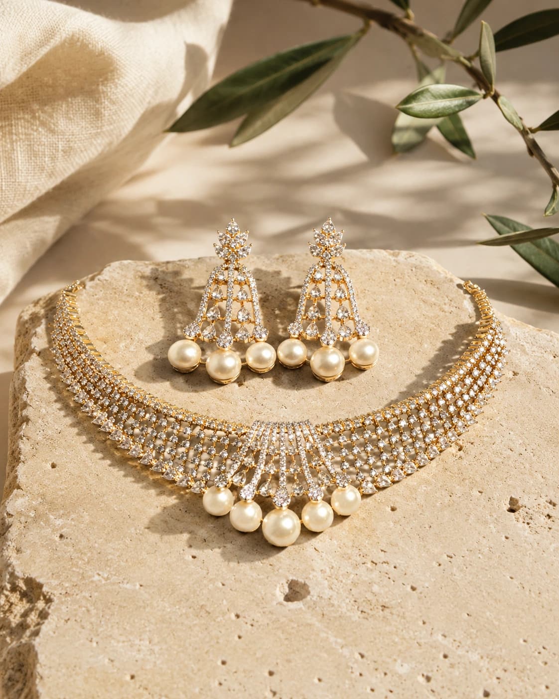 Entix Necklaces editorial jewellery composition